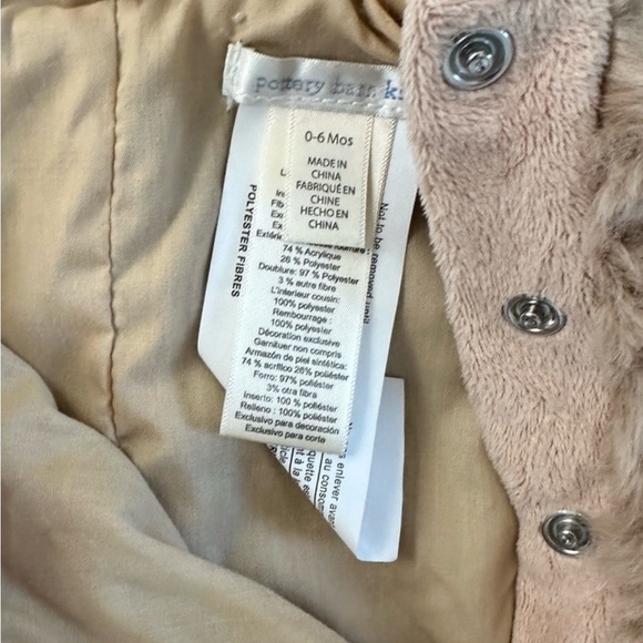 Infant Dog Pottery Barn Costume 0-6 months - Picture 4 of 4